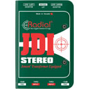 RADIAL JDI STEREO BOITE DE DIRECT passive, stéréo, 2x entrée jack 6.3mm, 2x boucle jack 6.35mm