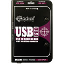 RADIAL USB-PRO BOITE DE DIRECT active, stéréo, entrée USB type-B