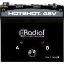 RADIAL HOTSHOT 48V COMMUTATEUR MICRO pédale, passif, 2x canaux de sortie