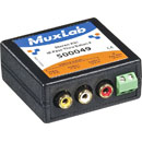 MUXLAB 500049 BALUN VIDEO, AUDIO STEREO ET IR TRAVERSANT 3x RCA femelle,RJ45,vis pour borne, femelle