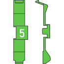 MARQUEURS DE CABLE PC60.5 Retrofit, vert, bande de 32