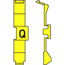 MARQUEURS DE CABLE PC60.Q Retrofit, noir sur jaune, bande de 32