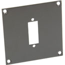 CANFORD PLAQUE DE CONNEXION MODULAIRE UNIVERSAL 1x découpe DVI, gris foncé