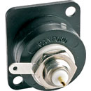 CANFORD SERIE-D EMBASE BNC 75ohms, encastrée, à souder, noir