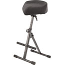 K&M 14044 TABOURET revêtement en tissu, 650-930mm, noir