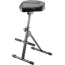 K&M 14045 TABOURET revêtement en similicuir, 650-930mm, noir