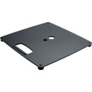 K&M 26711 PLAQUE DE BASE S acier, 406x406x23mm, filetage M20, noir