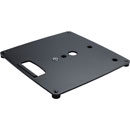 K&M 26707 PLAQUE DE BASE S acier, 406x406x23mm, 3x filetage M20s, noir