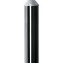 K&M 26727 PIED ENCEINTE sol, base carrée, charge 50kg, 1110-1810mm, bouton à ressort, noir