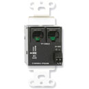 RDL DB-TPS2AM EMET.AUDIO actif, 1x entr.ligne 3.,5mm, 1x entr.ligne, entr./sort. RJ45 Format-A, noir