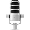 RODE PODMIC USB MICROPHONE dynamique, cardioïde, end address, XLR3/USB-C, blanc