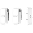 RODE WIRELESS MICRO RADIOMIC SYSTEM Dual transmitters, ultra-compact, BLE 5, USB-C, white