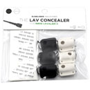 BUBBLEBEE LAV CONCEALER SUPPORT MICRO pour Rode Lavalier II, noir/blanc, pack de 6