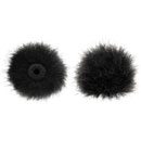BUBBLEBEE WINDBUBBLE PRO BONNETTES Extra-Small, pour micro-cravate 3-5mm, noir, pack de 2