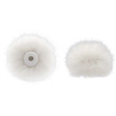 BUBBLEBEE WINDBUBBLE PRO BONNETTES Extra-Small, pour micro-cravate 3-5mm, blanc, pack de 2