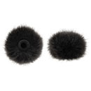 BUBBLEBEE WINDBUBBLE PRO BONNETTES Medium, pour micro-cravate 6-8mm, noir, pack de 2