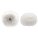 BUBBLEBEE WINDBUBBLE PRO BONNETTES Medium, pour micro-cravate 6-8mm, blanc, pack de 2