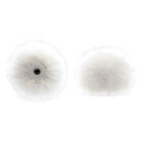 BUBBLEBEE WINDBUBBLE PRO EXTREME BONNETTES Small, pour micro-cravate 5-6.5mm, blanc, pack de 2