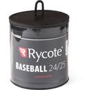 RYCOTE 039702 BASEBALL 24/25 BONNETTE MICRO trou 24-25mm, diamètre 75mm, noir