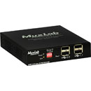 MUXLAB 500770-RX EXTENDER VIDEO récepteur, KVM HDMI sur IP, PoE, portée 100m