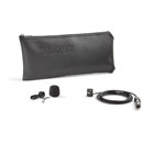 SHURE WL184M MICROPHONE cravate, condensateur, supercardioïde, connecteur TA4F, noir