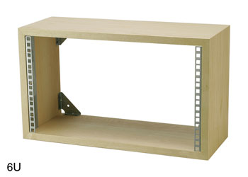 CANFORD ES4142006/A RACK MURAL EN BOIS 6U, ES4142006/A, prof.200mm, frêne