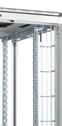 LANDE PANNEAU GESTION. DE CABLES vertical, pour racks ES362, ES462, larg.800, 22U, gris, la paire