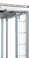 LANDE PANNEAU GESTION. DE CABLES vertical, pour racks ES362, ES462, larg.800, 32U, gris, la paire