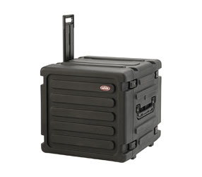 SKB 3SKB-R10U20W ROTO CAISSON RACK ANTI-CHOC 10U, prof.20", étanche, poignée et roulettes, noir