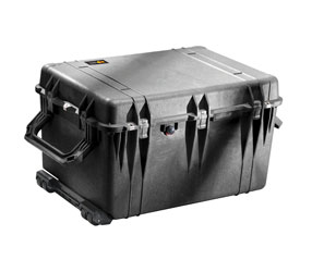 PELI 1660 PROTECTOR MALLE dim.internes 716x502x448mm, avec mousse, roulettes, noir