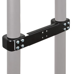 B-TECH BT7862 ADAPTATEUR POTEAU pour pieds à deux poles, noir