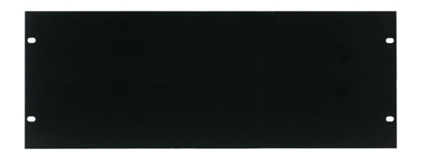 CANFORD PANNEAU VIERGE POUR RACK 4U, acier, peinture noire