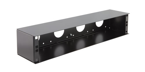 CANFORD BOITIER RACK 2U, profondeur de100mm, noir