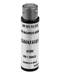 SHURE A15RF FILTRE RADIOFREQUENCE