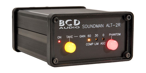 BCD ALT-2R PRE-AMPLI micro, ligne, auto, sortie unique, compresseur, limiteur, télécommande