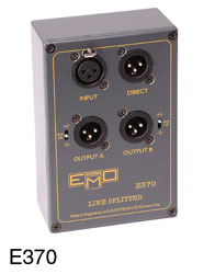 EMO E370 SPLITTER LIGNE 1 canal, 3 voies, autonome