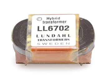 LUNDAHL LL6702 TRANSFORMATEUR AUDIO ANALOGIQUE transfo hybride si utilisé par deux