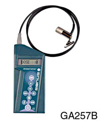 CASTLE GA257B DOSIMETRE industriel, Zpeak, LEP, d, pourcentage dose