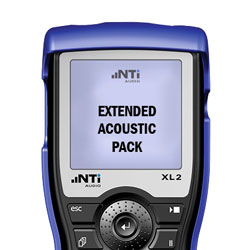 NTI EXTENDED ACOUSTIC PACK firmware pour analyseur XL2