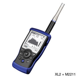 NTI XL2 ET M2211 KIT TEST ACOUSTIQUE analyseur et micro, sans certificat d'étalonnage