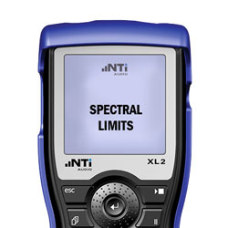 NTI SPECTRAL LIMITS firmware pour analyseur XL2