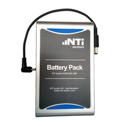 NTI PACK PILES pour générateur acoustique Talkbox, Li-Ion, rechargeable, 9V, 2A max, 48Wh