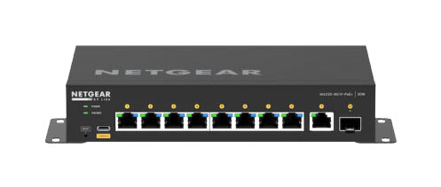 NETGEAR M4250-9G1F-POE+ switch AV sur IP, 8x1G PoE+, 110W, 1x1G et 1xSFP, 10 ports