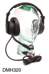 TECPRO DMH320 MICRO-CASQUE binaural, haute-isolation acoustique