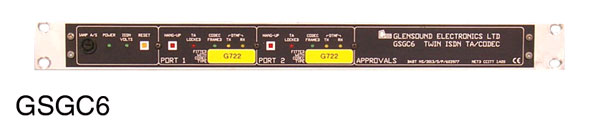 GLENSOUND GS-GC6 KIT DE MONTAGE EN RACK avec adaptateur double terminal