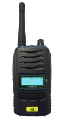 TTI TX1000U PMR446 EMETTEUR-RECEPTEUR RADIO libre de licence, batterie, chargeur, pince ceinture