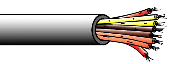 CANFORD MCS-HD-LFH CABLE 8 âmes, Eca, noir