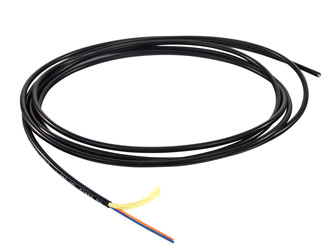 AFL DNS-5395 CABLE FIBRE OPTIQUE Tactical micro-distrib., MM 50/125 OM3, 2 fibres, noir