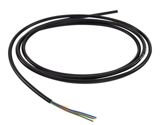 AFL DNS-5397 CABLE FIBRE OPTIQUE Tactical micro-distrib., MM 50/125 OM3, 4 fibres, noir