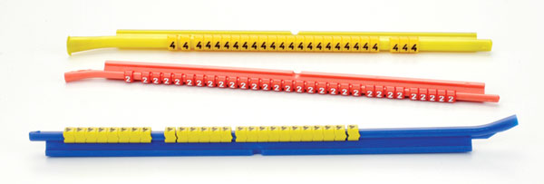 MARQUEURS DE CABLE PS12RCC.4 Retrofit, codage couleur, sur applicateur, jaune, pack de 300